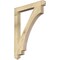Ekena Millwork Imperial Arts & Crafts Rough Sawn Bracket, Douglas Fir, 4"W x 34"D x 46"H BKT04X34X46IMP03RDF - alternate 1